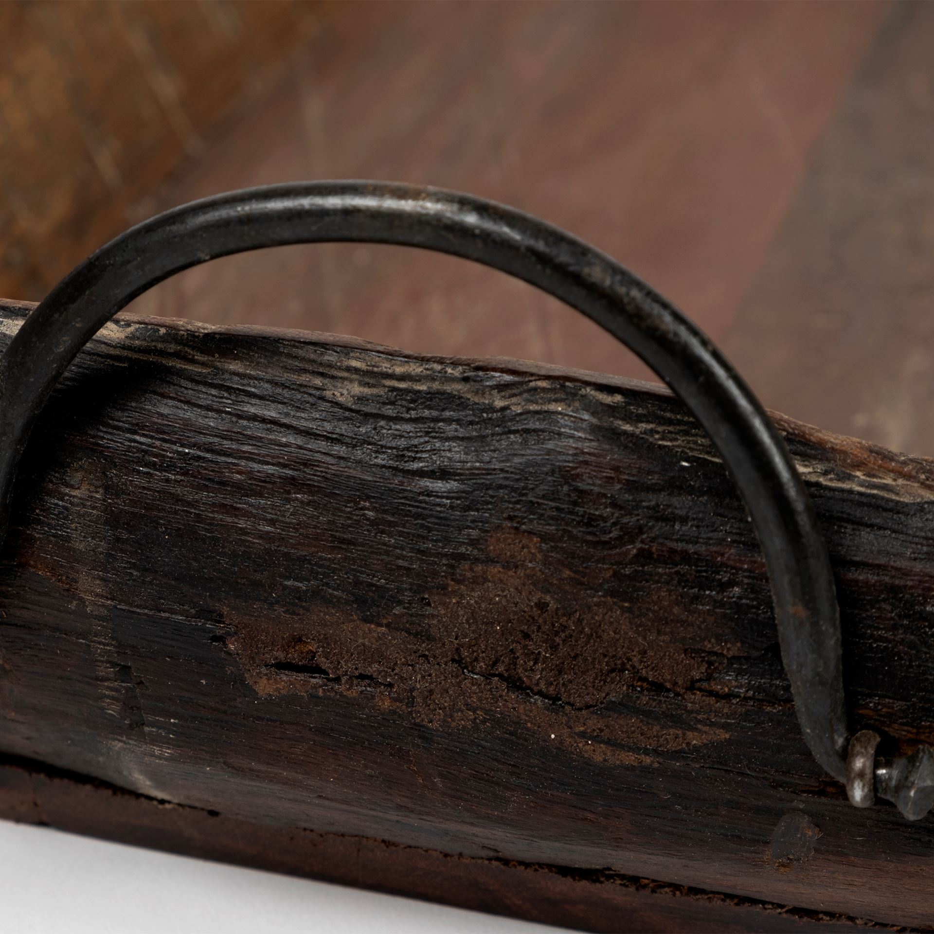 Durone (Set of 2) Brown Wooden Live Edge Serving Trays, Decorative Tray by Mercana, 23.5" length x 14.5" width x 3" height View 7