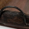 Durone (Set of 2) Brown Wooden Live Edge Serving Trays, Decorative Tray by Mercana, 23.5" length x 14.5" width x 3" height thumbnail 7