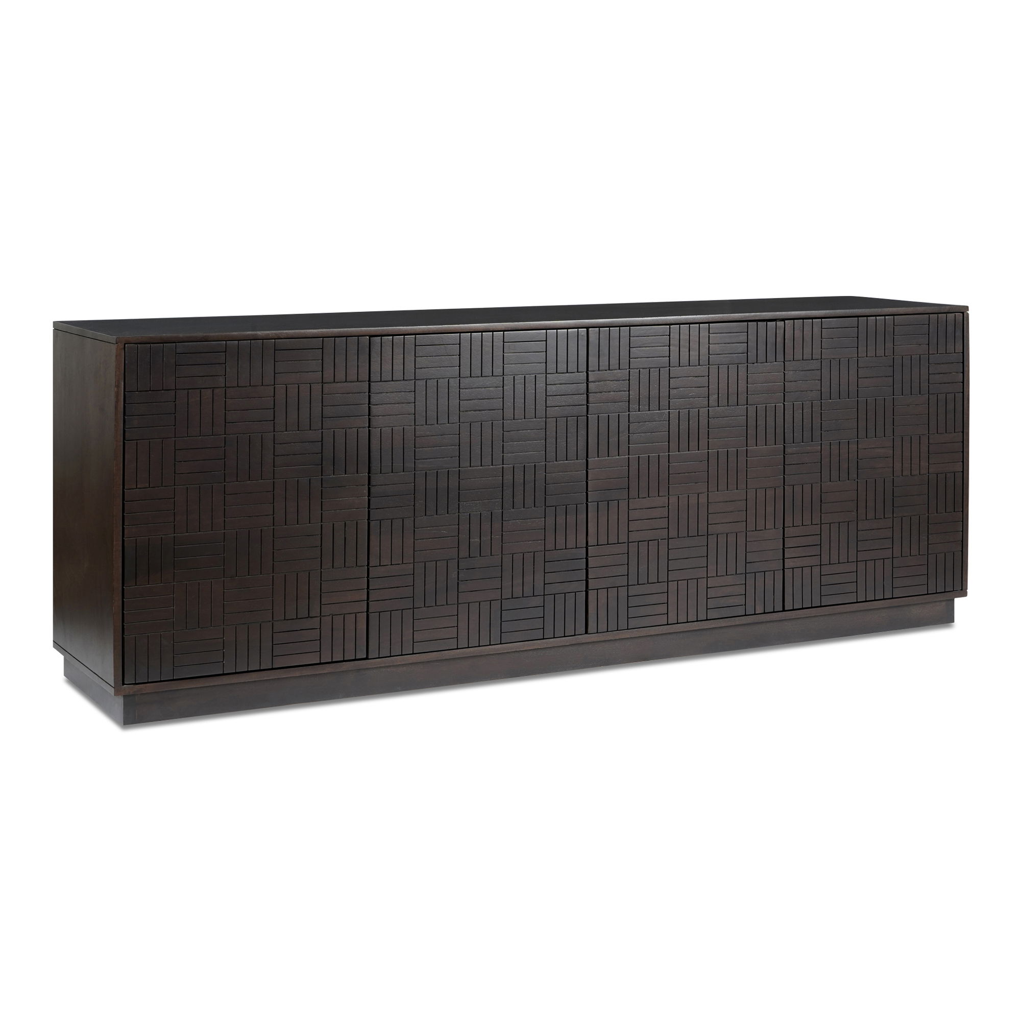 Denman 4 Door Sideboard Dark Brown large image 