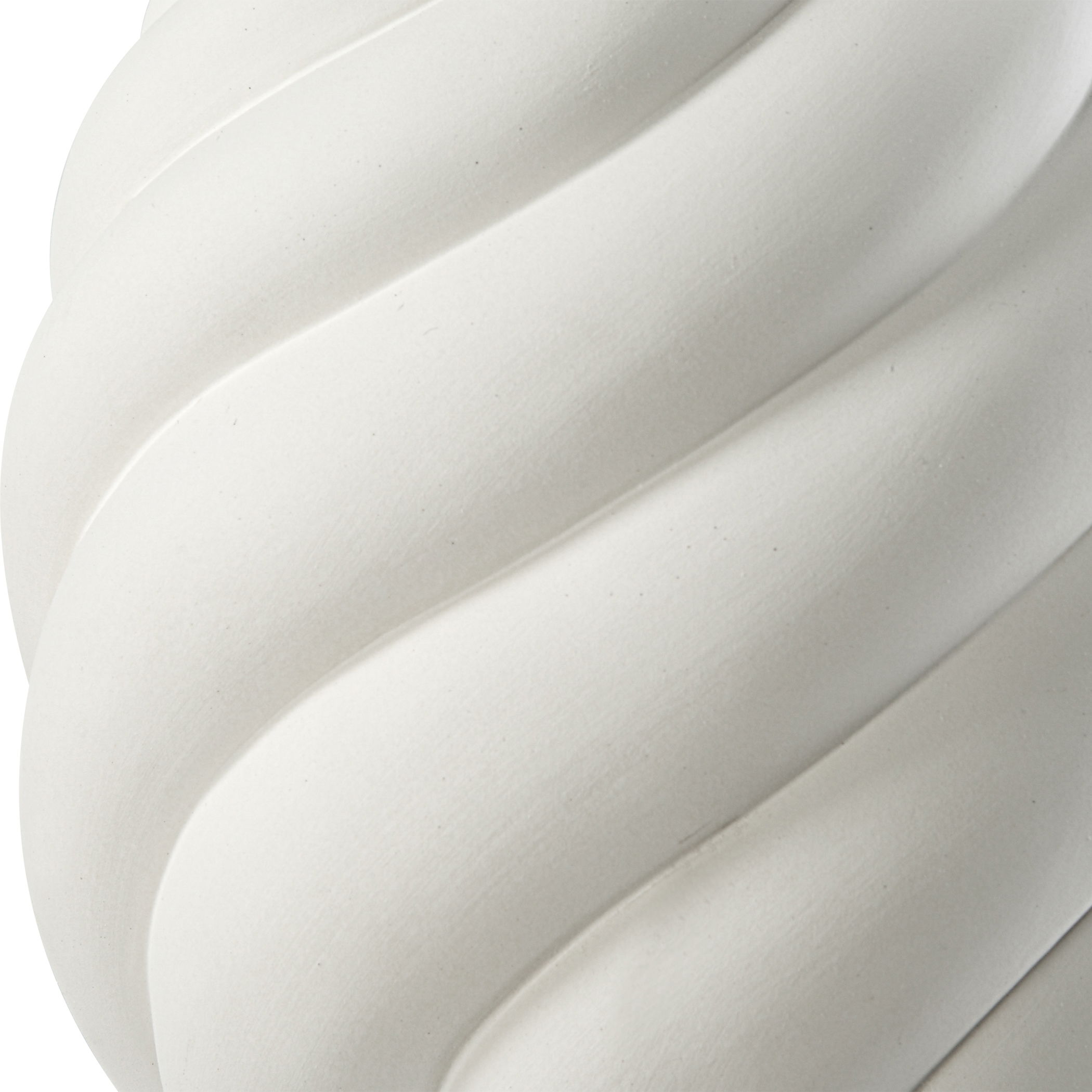 Twisted Swirl White Table Lamp large image 