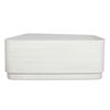 Saltwater White Concrete Coffee Table, Furniture by Uttermost, 38" width x 15" height x 23.5" depth thumbnail 1