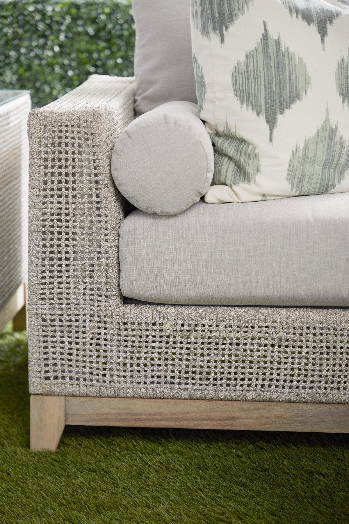 Tropez Outdoor 90' Sofa, Seating by Essentials for Living, 90" width x 28.75" height x 35" depth View 12