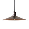 Barnstead 1 Light Copper Pendant, by Uttermost, 14" width x 6" height x 14" diameter x 14" depth thumbnail 1