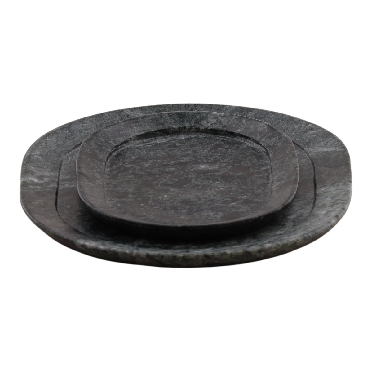 Oris Tray Set of 2 Green, Decor by Dovetail, 12" width x 0.6" height x 9" depth View 3
