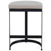 Ivanna Black Iron Counter Stool thumbnail 3