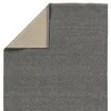 Rectangle Easton Solid Color Hand Loomed Wool Area Rug in Gray thumbnail 4