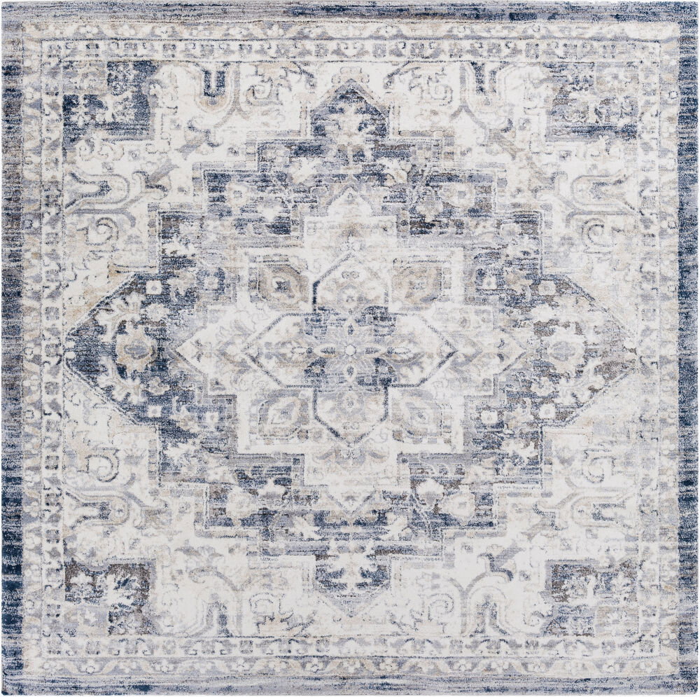 Tuscany Machine Woven Rug, by Surya, 7'10.49" length x 7'10.49" width