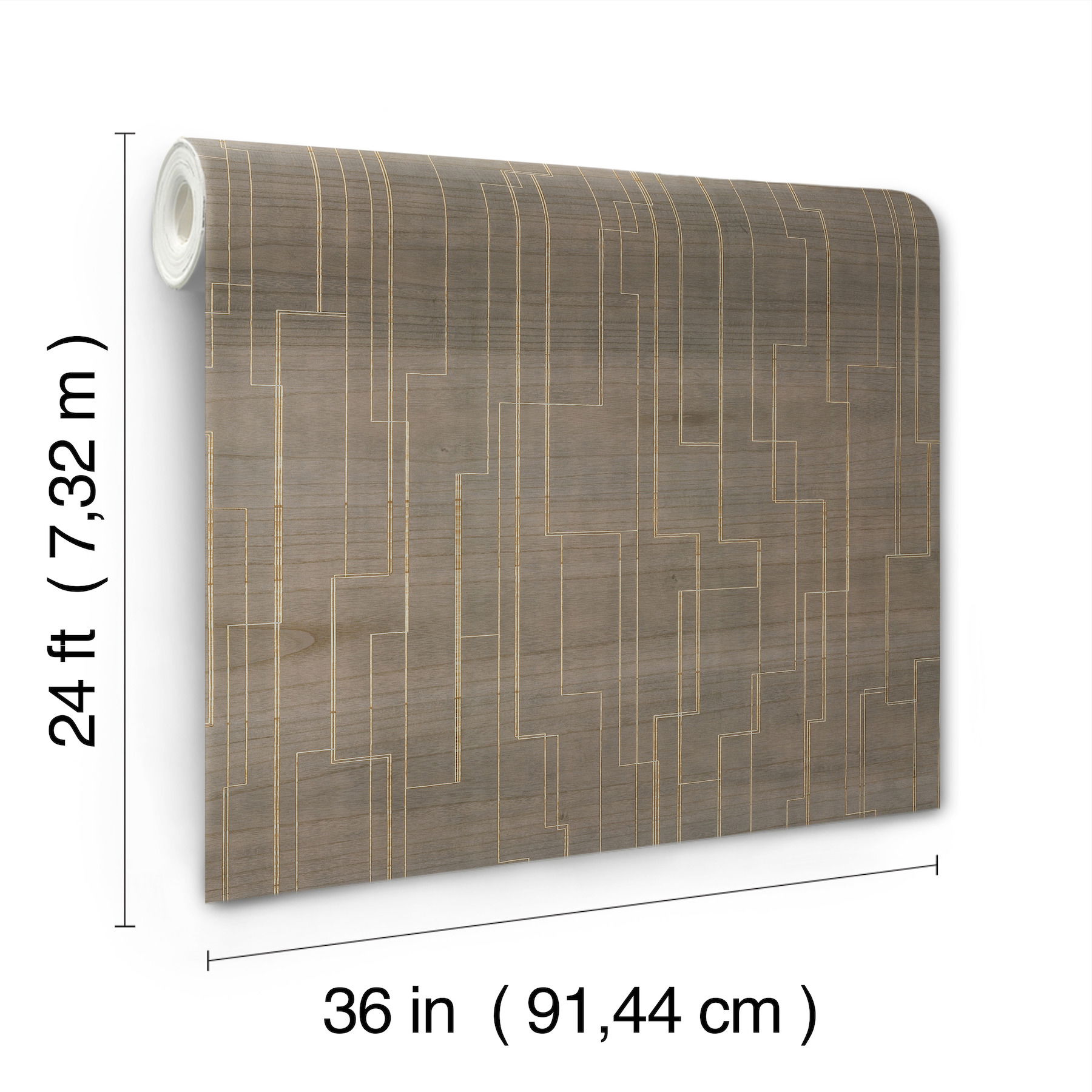 Inlay Line Mink Wallpaper large image 