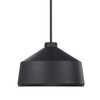 Holgate 1 Light Black Pendant, by Uttermost, 1'2" width x 10" height x 1'2" diameter x 1'2" depth thumbnail 4