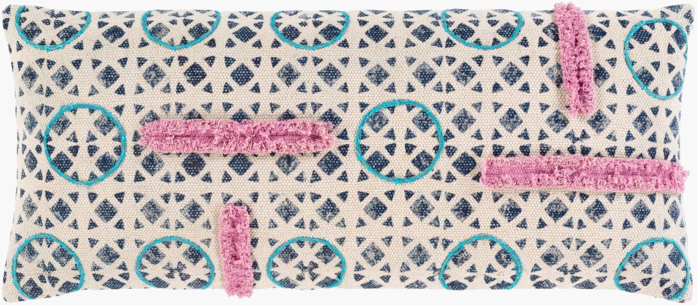 Phoebe Lumbar Pillow, Decorative Pillow by Surya, 14" length x 32" width