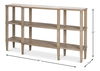 Grange Bungalow Console, Grey Thorne, Console Table by Sarreid, 56" length x 12" width x 32" height thumbnail 13