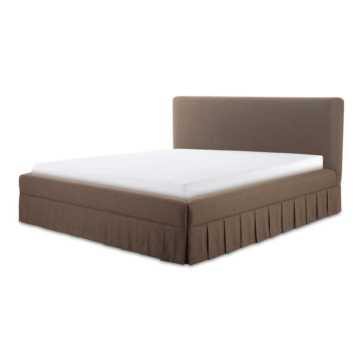 Maren King Bed Brown, by Moe's Home, 85" width x 45.3" height x 92" depth View 2