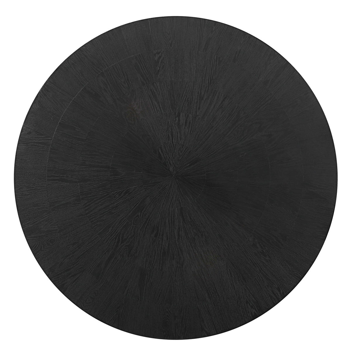 Gidran Round Black Dining Table, by Uttermost, 60" width x 29.9" height x 60" depth View 6