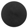 Gidran Round Black Dining Table, by Uttermost, 60" width x 29.9" height x 60" depth thumbnail 6