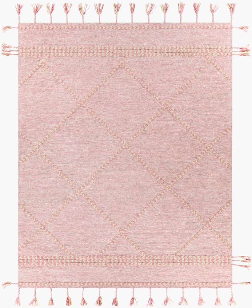 Zanafi Tassels Handmade Rug, by Surya, 1'6" length x 1'6" width
