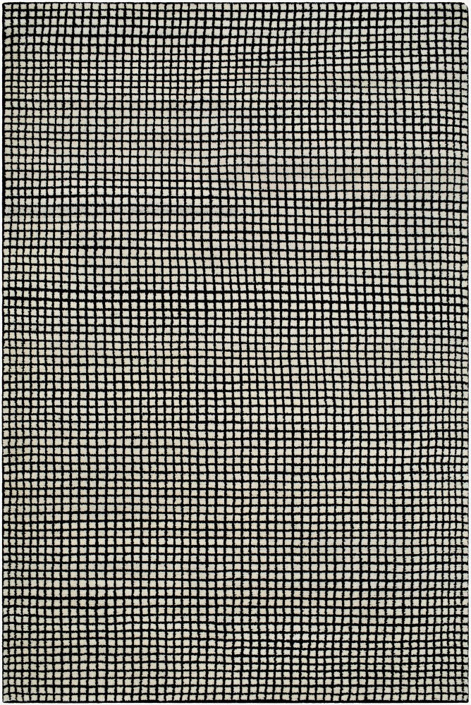 Damier Handmade Rug, by Surya, 9' length x 6' width