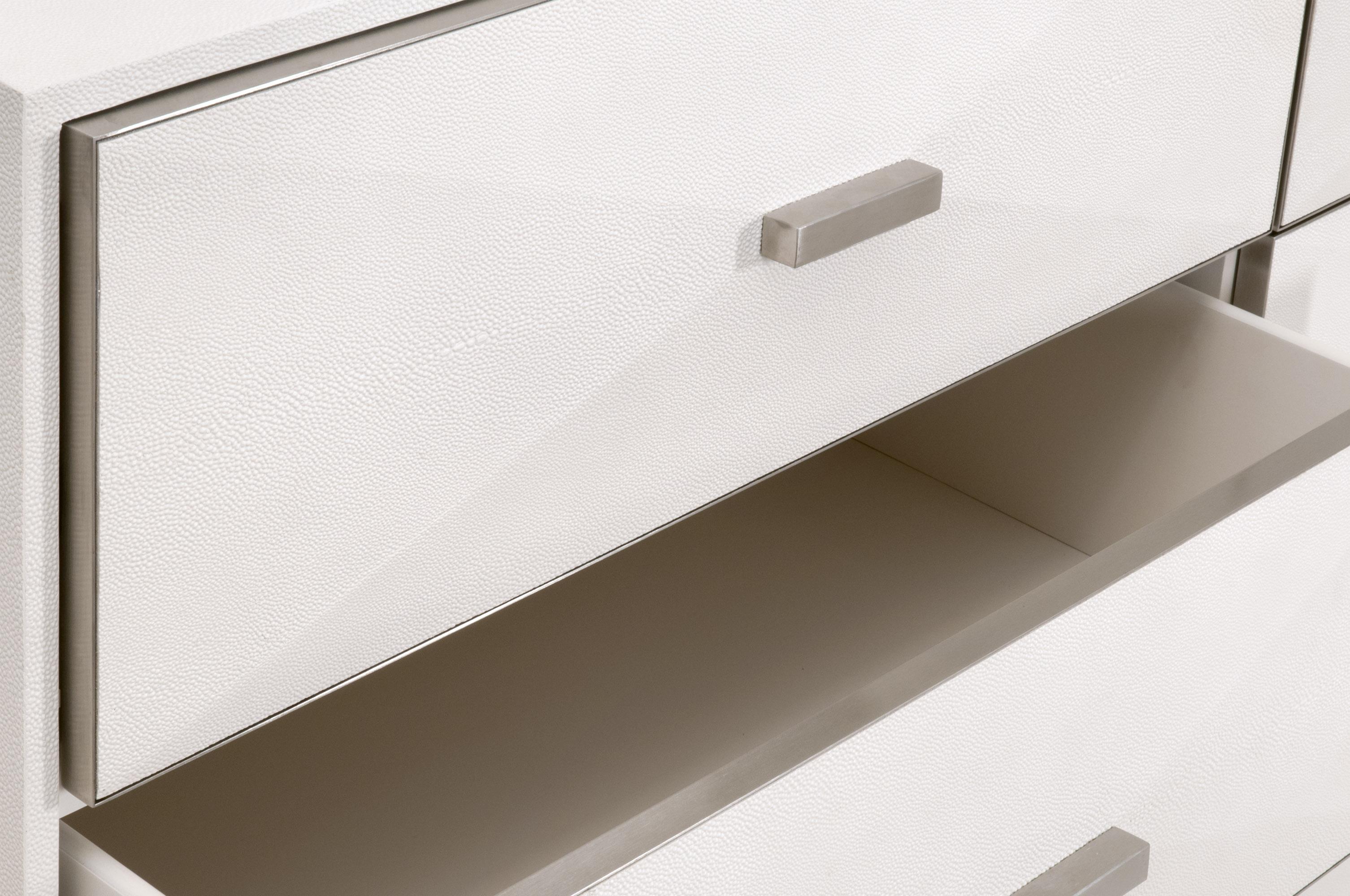 Wynn Shagreen 6-Drawer Double Dresser, by Essentials for Living, 64" width x 36" height x 20" depth View 7