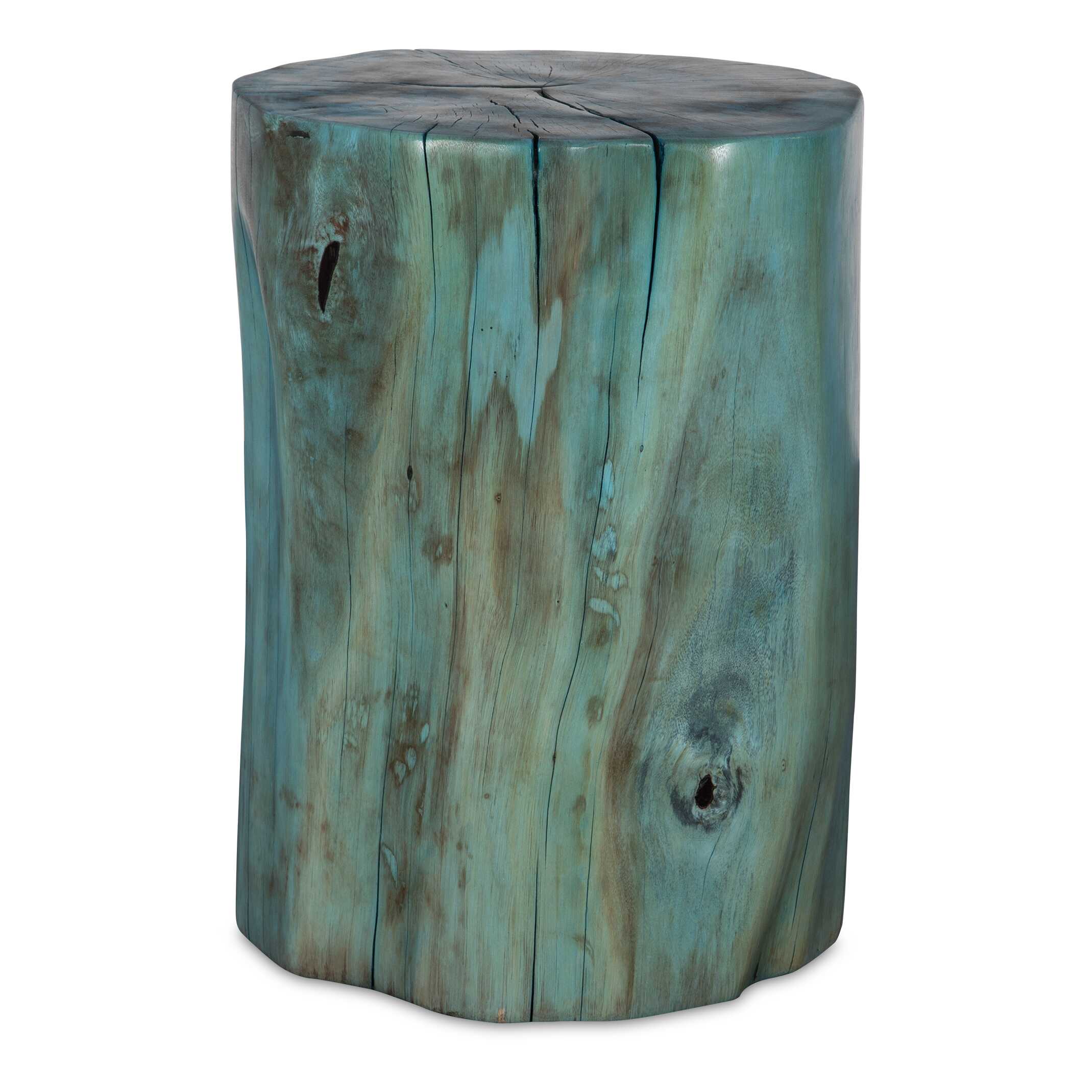 Habitat Blue Accent Stool, Furniture by Uttermost, 16" width x 20" height x 16" depth View 1