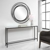Hayley Black Console Table, by Uttermost, 60" width x 31" height x 10" depth thumbnail 4