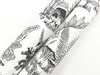 Mushroom Garden Toile Black & Grey Wallpaper thumbnail 4