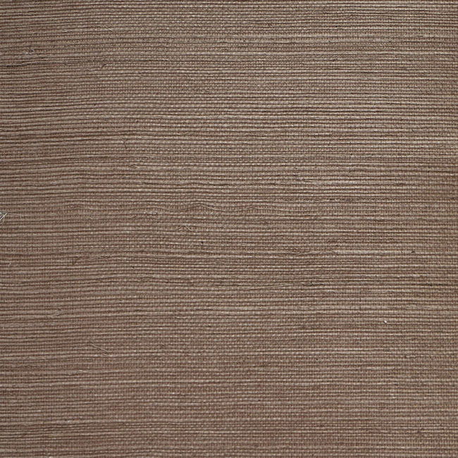 Plain Sisal Grasscloth Taupe Wallpaper large image 