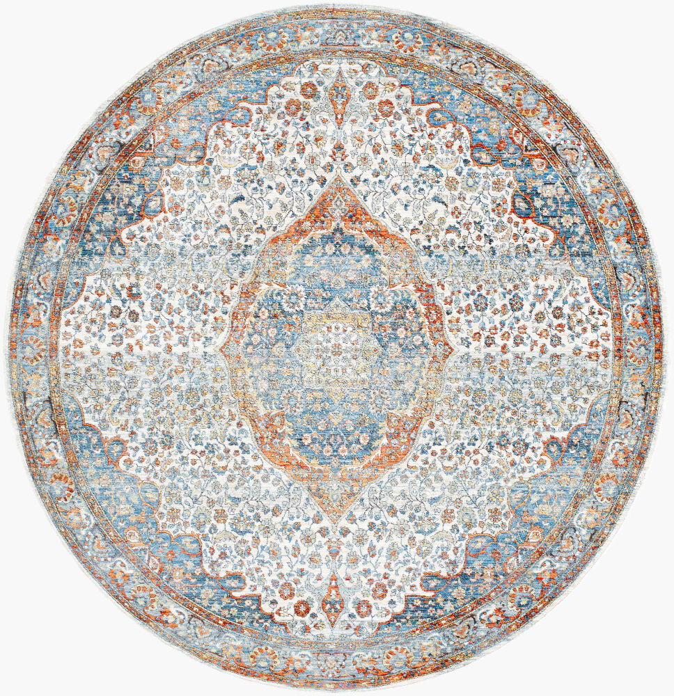 Chicago Machine Woven Rug, by Surya, 6'6.74" length x 6'6.74" width