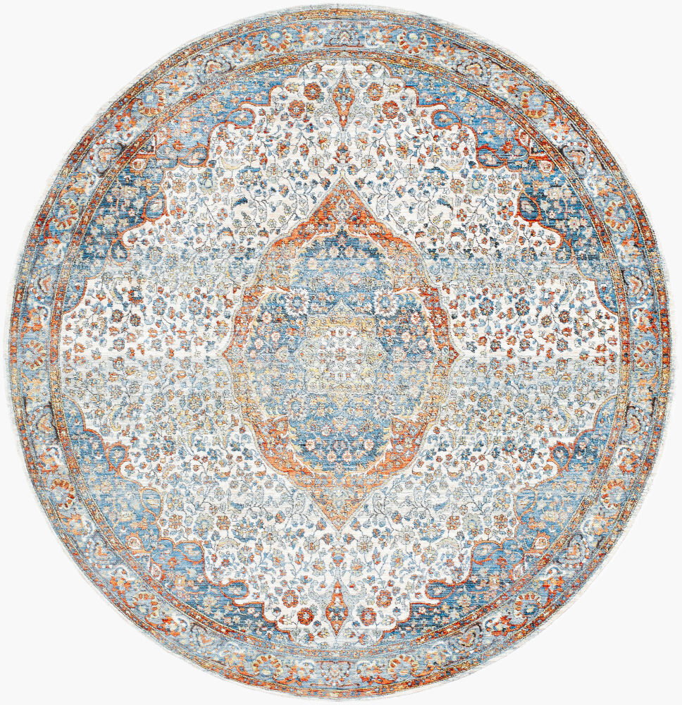 Chicago Machine Woven Rug, by Surya, 6'6.74" length x 6'6.74" width