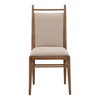 Reuben Dining Chair Set of 2 Beige, by Dovetail, 19" width x 40.25" height x 24.75" depth thumbnail 2