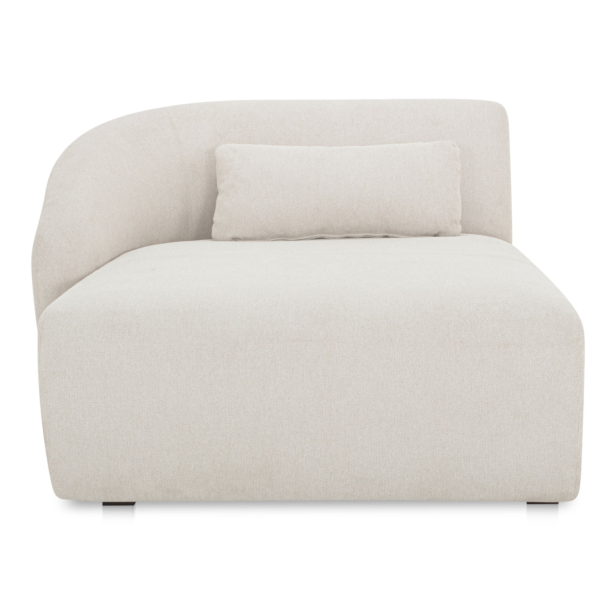 Amelia Left Arm Facing Chaise Warm White large image 