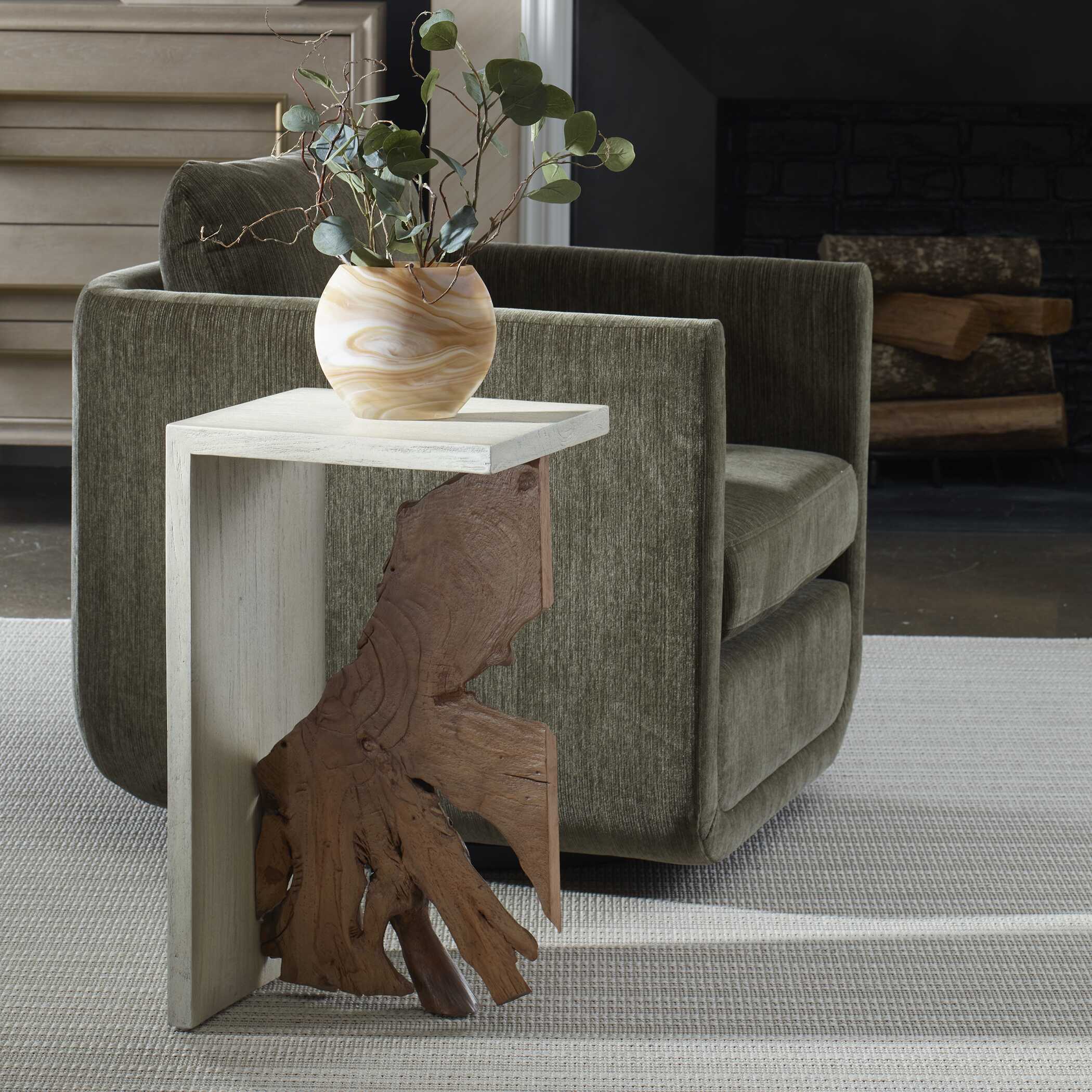 Intersect Modern Accent Table large image 