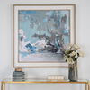 Misty Moonlight Abstract Framed Print thumbnail 3