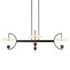Kyoto 4 Light Linear LED Chandelier, Pendant by Uttermost, 48.25" width x 12" height x 29.75" depth thumbnail 1