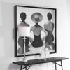 Ladies' Swimwear 1959 Fashion Print, by Uttermost, 4'2.75" width x 4'2.75" height x 3" depth thumbnail 4