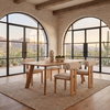 Welborn 72'L x 40'W Rectangular Dining Table | Modern | Light Brown Wood | Seats 6, by Mercana, 72" length x 40" width x 30" height thumbnail 2