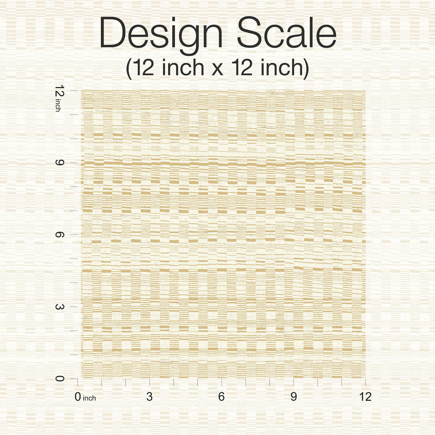 Tapestry Stitch Mustard Wallpaper large image 