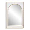 Crisanta Gloss White Arch Mirror, by Uttermost, 25" width x 37.5" height x 2" depth thumbnail 1