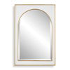 Crisanta Gloss White Arch Mirror thumbnail 0