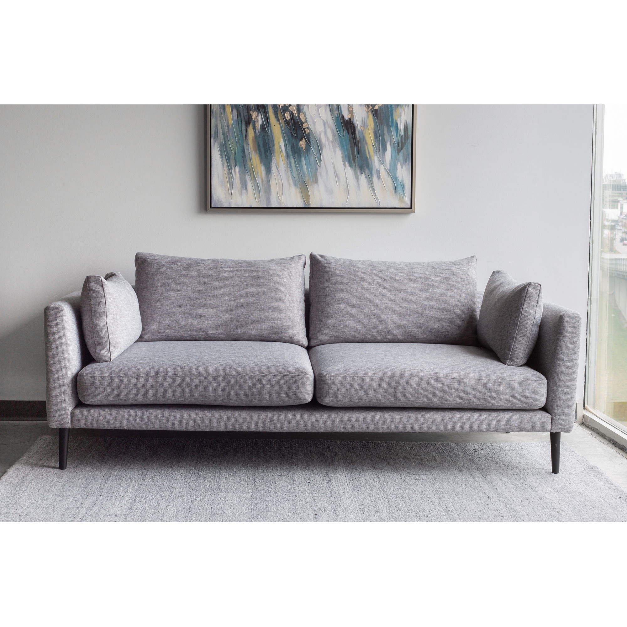 Raval Sofa Light Grey large image 