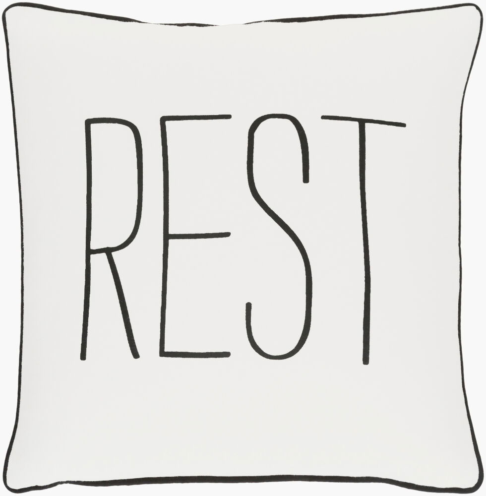 Glyph Accent Pillow, Decorative Pillow by Surya, 18" length x 18" width