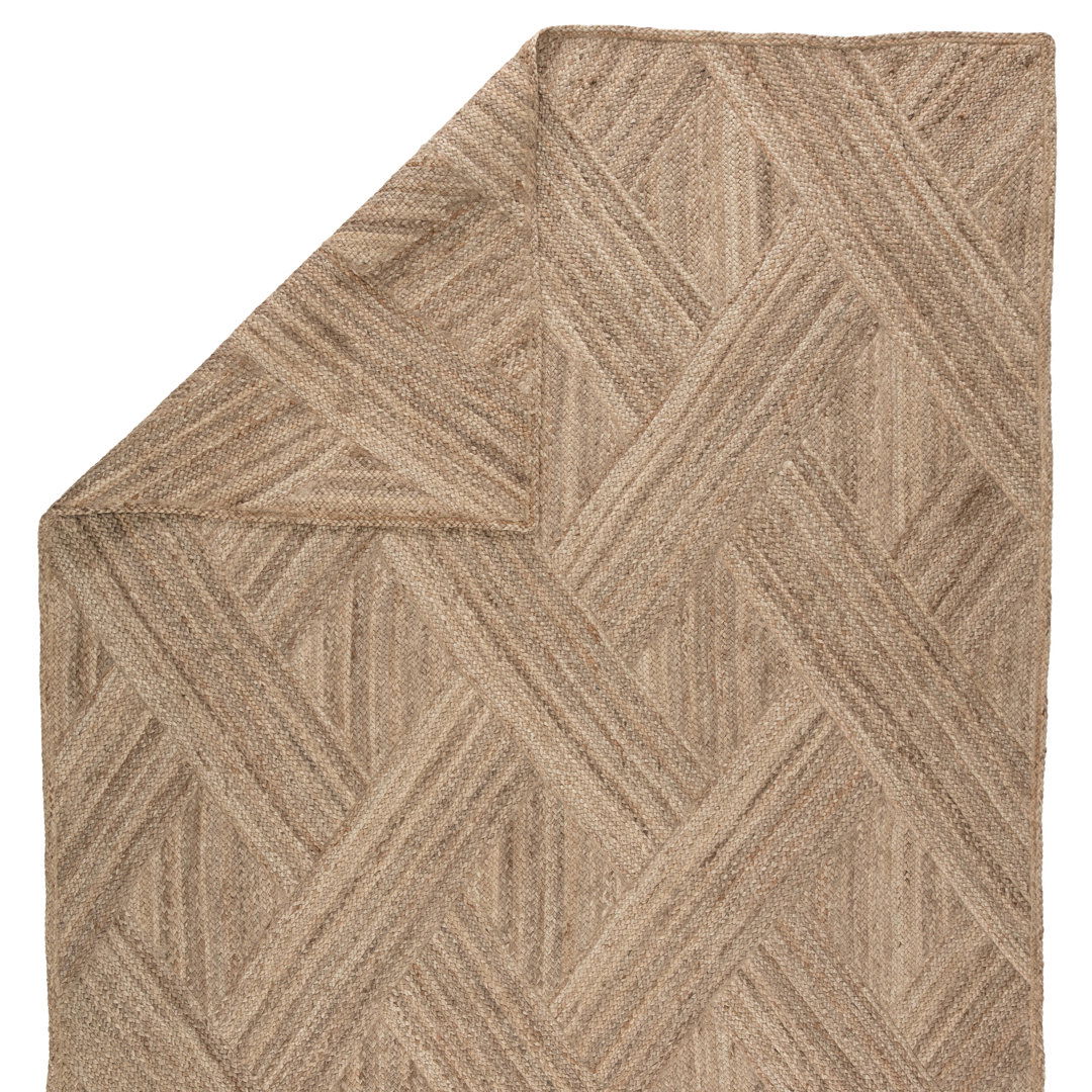Dawes Natural Trellis Beige Area Rug (5'X8') large image 