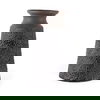 Sefina III Large Brown/Black Patterned Ceramic Vase thumbnail 0