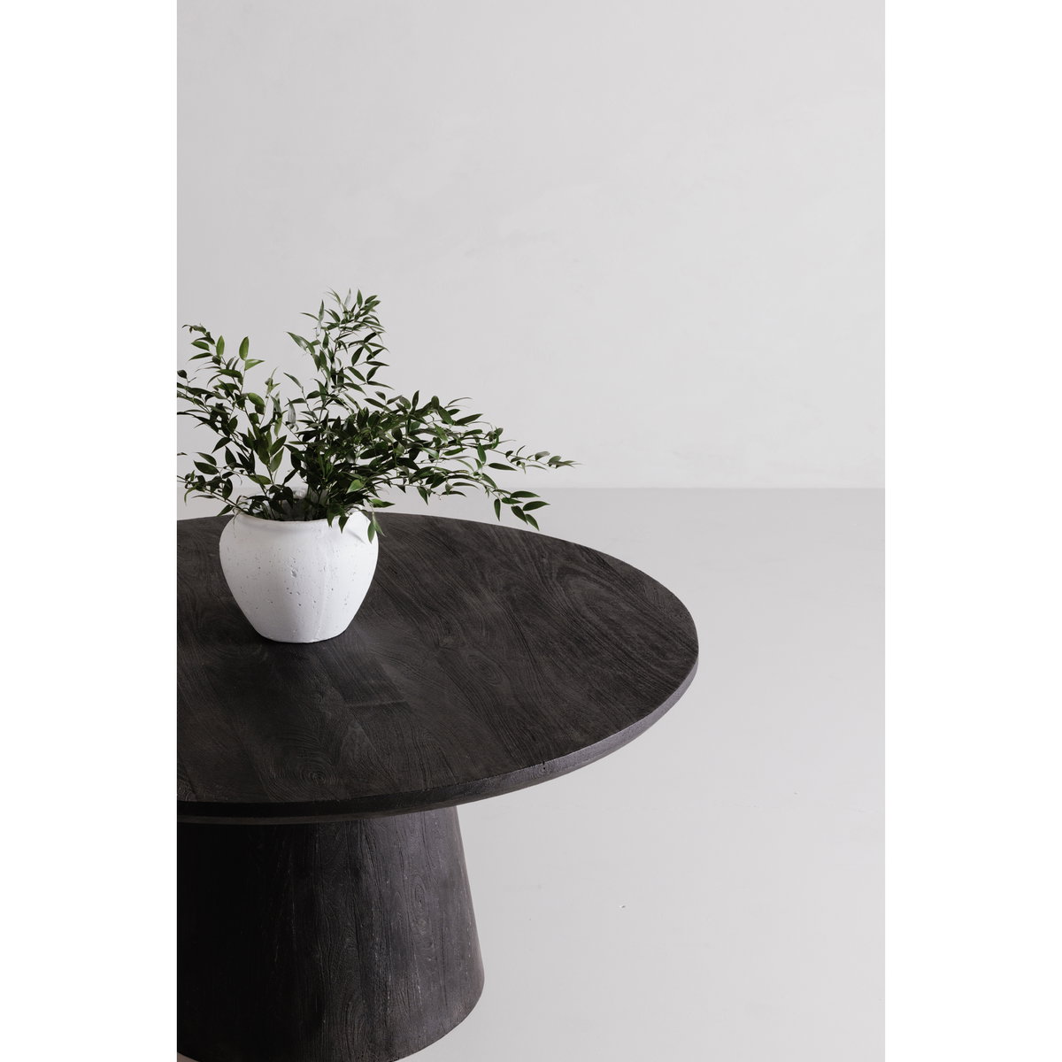 Cember Dining Table Black, by Moe's Home, 60" width x 30" height x 60" depth View 5