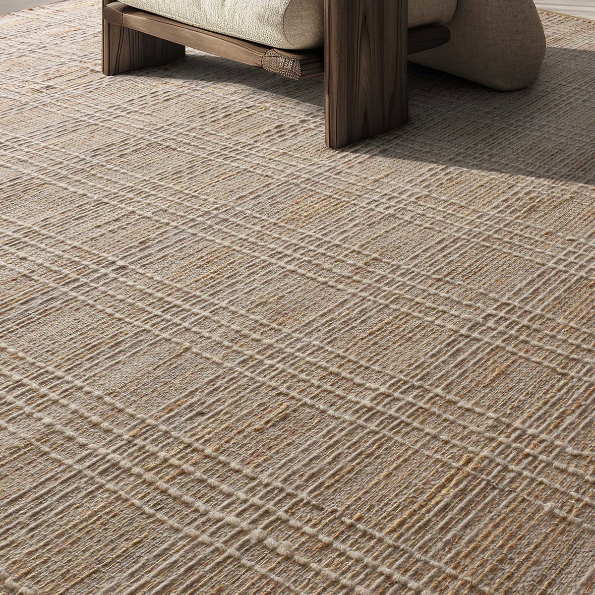 Baxton Beige 6 X 9 Rug, by Uttermost, 6' width x 9' height View 2