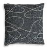 Loopy Loop Outdoor Onyx Pillow, Outdoor Pillows & Cushion by Uttermost, 1'8" width x 1'8" height x 8" depth thumbnail 1