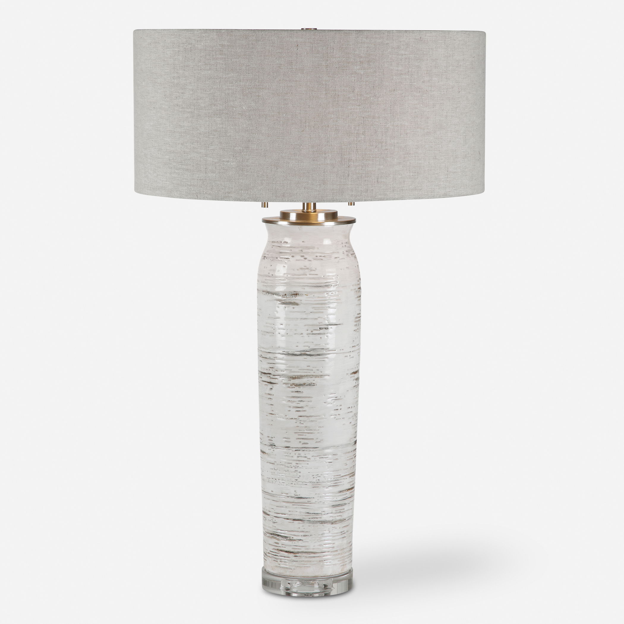 Lenta White Table Lamp large image 