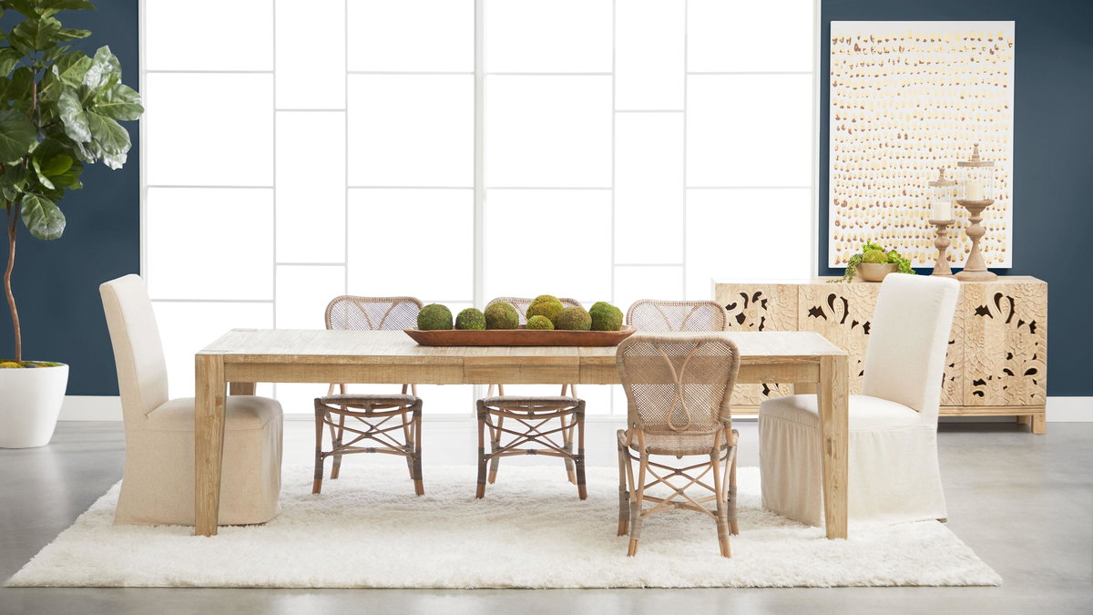 Levi Slipcover Dining Chair, Set of 2, by Essentials for Living, 22" width x 40.5" height x 26" depth View 9