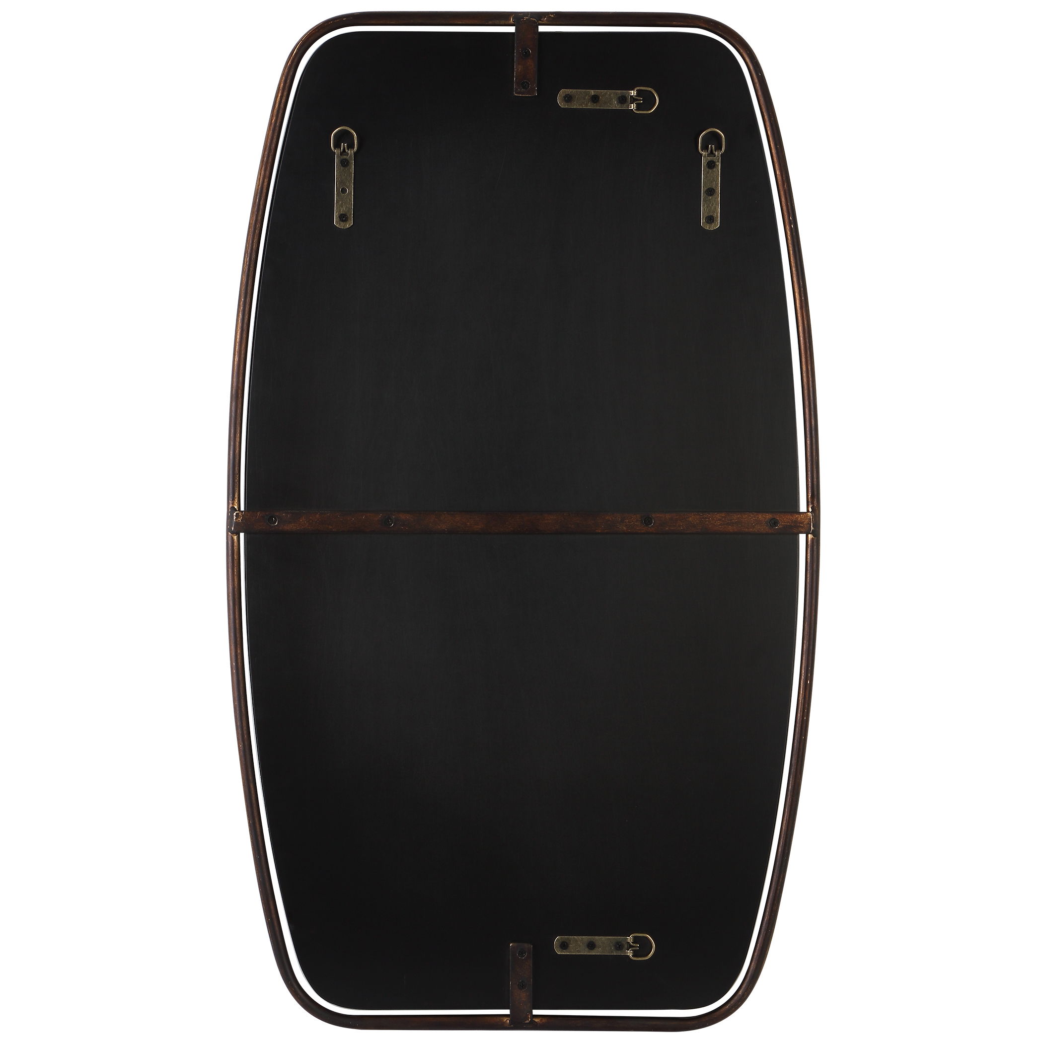 Canillo Bronze Mirror, by Uttermost, 21.13" width x 36.13" height x 0.88" depth View 6