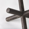 Astericks III (Small) 6L x 6W Brown Metal Decor Object thumbnail 5