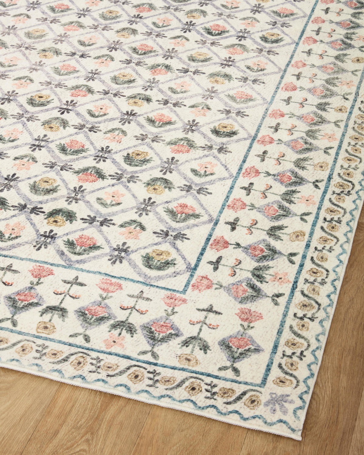 Rifle Paper Co. x Loloi Eden Rug, 8'6" length x 11'6" width View 7