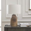Harris Mottled Brown Table Lamp, by Uttermost, 18" width x 28.25" height x 18" depth thumbnail 3